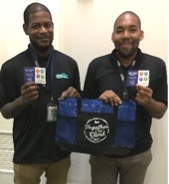 Daivon Brown and Arkile Jackson from Arlington National Cemetery were recognized for helping EN achieve our strategic plan goals.